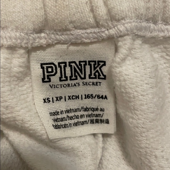 White Pink track suit (crew neck and sweat pants) - Picture 8 of 8